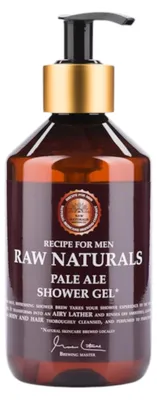 Produktbild von Raw Naturals, Pale Ale, 100% vegan, erfrischend und maskulin, reinigend, Duschgel, Kö rper und Haar, alle Hauttypen, 300 ml