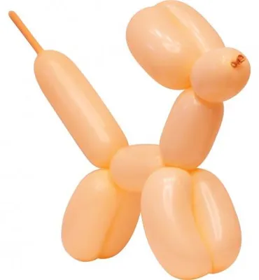 Produktbild von 50 Modellierballons pastell orange