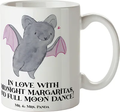 Produktbild von Mr. & Mrs. Panda Becher Halloween Magie - Weiß - Geschenk, Tasse, Pott, Feiertage, unheimliche Geschichten, unvergessliche Momente, Teetasse, Trinktasse, Dankbarkeit