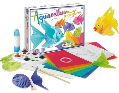 Image de Aquarellum et origami - sentosphere - 6400 - loisirs creatifs