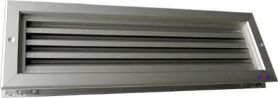 Produktbild von Lüftungsgitter LG-4010 DORAA Lamellengitter Alu 435 x 135 mm Abluft Zuluftgitter