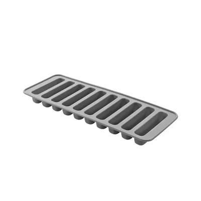 Produktbild von metaltex Eiswürfelform Silikon für 10 Eissticks schwarz