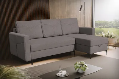Produktbild von VENASI KAIRO Universell Ecksofa mit Schlaffunktion und Zwei Bettkasten BRAUN Schlafsofa Eckcouch Sofa