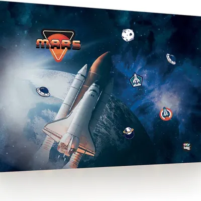 Imagen del producto de OXYBAG, posavasos de mesa, 60x40 cm, diseño "Space"