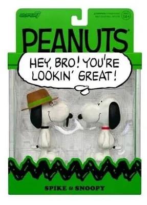 Produktbild von Peanuts ReAction Actionfiguren 2er-Pack Snoopy & Spike 10 cm
