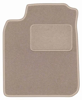 Productafbeelding van Velours bestuurdersmat voor Daihatsu Charade 1994-2000 (hatchback) – beige, op maat – Wielganizator LUX