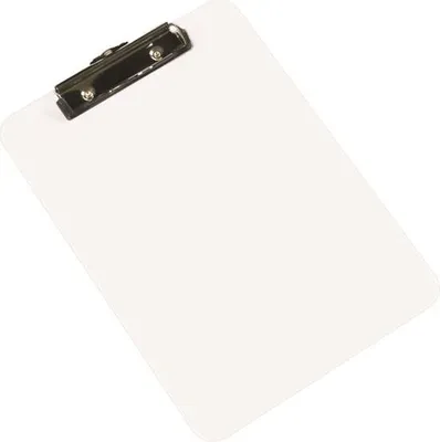Produktbild von Schreibtischunterlage, Clip, Q-Connect, sehr robust, A4, transparent.