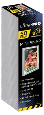 Produktbild von Ultra Pro - UV Mini Snap Card Holder (63.5 mm x 88.9 mm) (50 Pack)