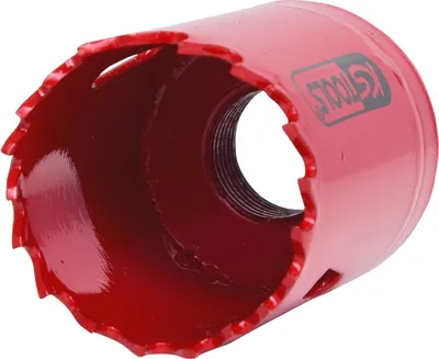 Zdjęcie produktu dla KS Tools 129.5035, Pojedyńczy, Wiertarka, Płyty pilśniowe średniej gęstości (MDF), Metal, Metale nieżelazne, Płyta wiórowa, Płyta..., Czerwony, Bimetaliczny, Stal szybkotnąca (HHS), 3,6 cm