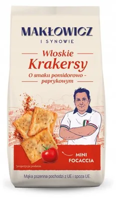 Produktbild von Makłowicz und Söhne Cracker mit Tomaten-Paprika-Geschmack 100 g
