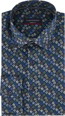 Produktbild von Casa Moda Hemd Casual Fit dunkelblau bedruckt