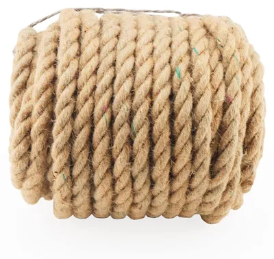 Jutetau 30 m x 12 mm, Hanfseil braun, für Basteln & Garten