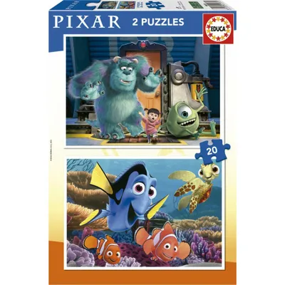 Produktbild von Educa Puzzle Disney Pixar 2x20 Teile - Kinderpuzzle mehrfarbig