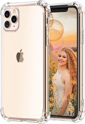 Produktbild von Mobigear Cushion Durchsichtig iPhone 11 Pro Hülle Flexibles TPU Backcover - Transparent
