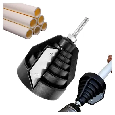 Produktbild von Entgratungs- und Fasenwerkzeug - Handgeführtes Werkzeug für Fasen, 20-63 mm PVC-Rohre, Schrägschneider und Abzieher für Holz, Fliesen und Sanitär im Fußbodenbau