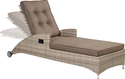 Produktbild von LC Garden »Turin« Sonnenliege Gartenliege Relax natur