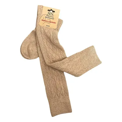 Produktbild von RIESE Kniestrümpfe Damen Kniestrümpfe aus Merino und Cashmere, Farbe Sand, Größe 35/38