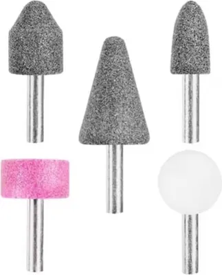 Immagine prodotto di Set molette abrasive rotative per trapano 5 pezzi, fornitura per utensili rotanti per molatura/levigatura, Ingco