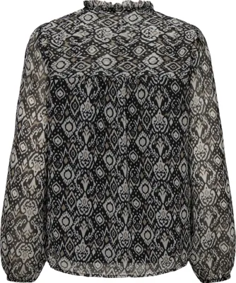 Produktbild von ONLY ONLDITSY L/S BLOUSE WVN NOOS Black/SHANA GRAFIC XS