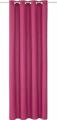 Produktbild von TOM TAILOR Blickdichter Ösenvorhang DOVE Magenta 140 x 245 cm