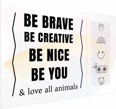 Produktbild von Posterpapier Poster - Be Yourself 30x21 cm Text m-A-0833-ao-a