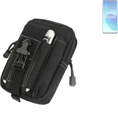 Produktbild von K-S-Trade Gürtel Tasche kompatibel mit Sharp Aquos R8s Gürteltasche Holster Schutz Hülle Handy Hülle Smartphone outdoor Handy-Hülle schwarz