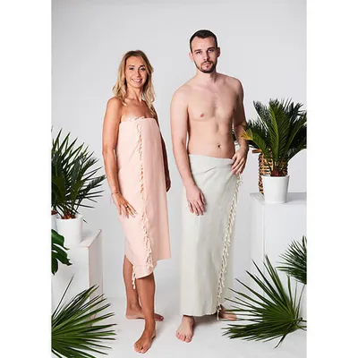 Zdjęcie produktu dla Ręcznik hammam SOFT BASIC 100% naturalna bawełna YEYE Łososiowy