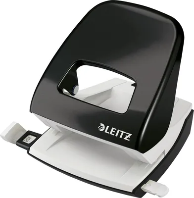 Produktbild von Bürolocher NeXXt Wow Metall 30 Blatt Blister schwarz Packung mit 6 Stück