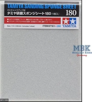 Image de TAMIYA 87161 Éponge abrasive grain 180