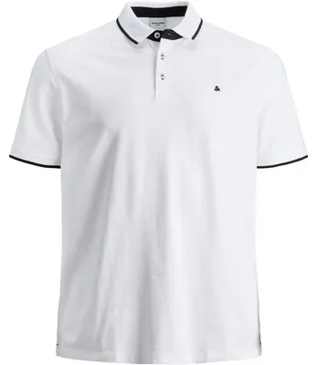 Obrázek produktu pro Pánské polo triko Slim Fit JJEPAULOS 12143859 White, XXL