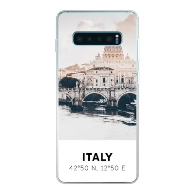 Produktbild von MuchoWow® Handyhülle Schutzhülle Hülle für Samsung Galaxy S10 Lite Italien - Brücke - Fluss Silikon Softcase Handy Hülle - Schutz