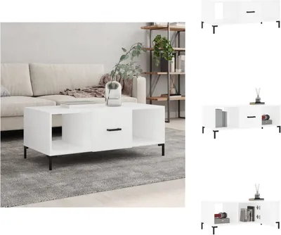 Produktbild von vidaXL Couchtisch Weiß 102x50x40 cm Holzwerkstoff -  Couchtische