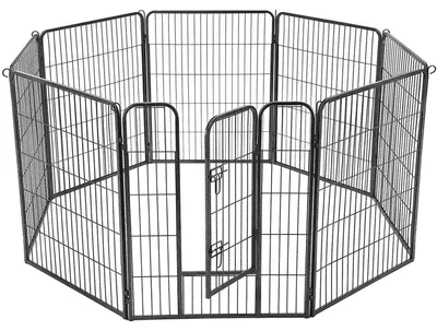 Zdjęcie produktu dla Klatka dla psa - Wybieg dla psa - Budka dla psa - Wybieg dla szczeniąt - 77 x 100 cm