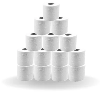 Image de Elzusha - Papier toilette doux, 3 épaisseurs, blanc