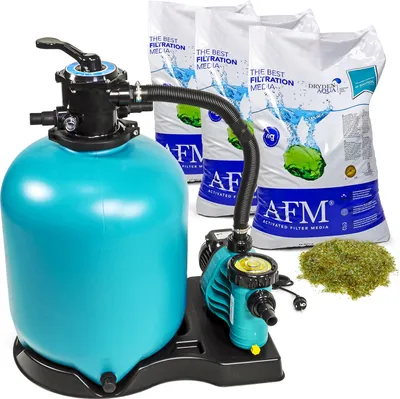 Produktbild von Sandfilter BRILLANT+ 500, AquaPlus 11 + AFM Filtermaterial