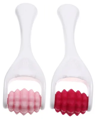 Zdjęcie produktu dla Zestaw 2 mini silikonowych rollerek do masażu twarzy