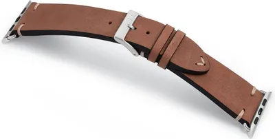 Produktbild von MANUFAKTURWERK Armband UHLENHORST, kompatibel mit Apple Watch 1-9, SE, Braun
