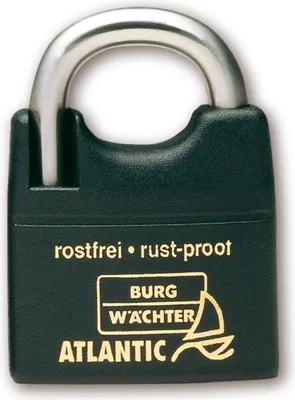 Produktbild von BURG WÄCHTER Zylindervorhangschloss 217 F 50 NI Schlosskörper-B.50mm versch.-schl.