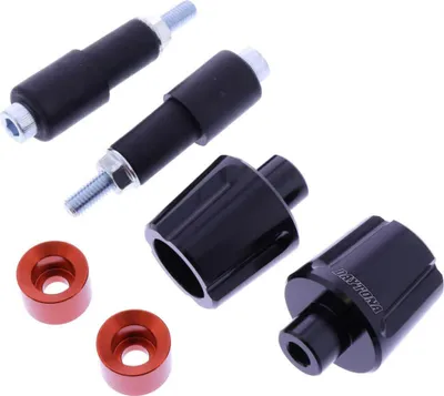 Zdjęcie produktu dla Obciążniki kierownicy DAYTONA czarny/pomarańczowy 14-19 mm