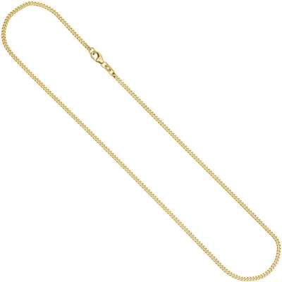 Produktbild von 2,6mm Panzerkette Goldkette Kette 333 Gold Gelbgold Uni 60cm