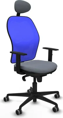 Produktbild von Bürostuhl mit Kopfstütze Jorquera Piqueras y Crespo 1D036G1 Grau