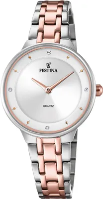 Produktbild von Festina Damen Uhr Fashion Edelstahl Armbanduhr silber rose UF20626/1
