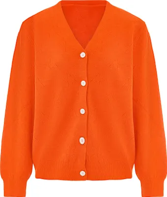 Image de Cardigan Aleva pour femmes - orange, XS/S