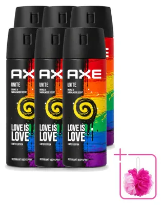 Produktbild von 6 x Axe Deodorant Spray Unite 150 ml - Sparpackung - 6 Stücke