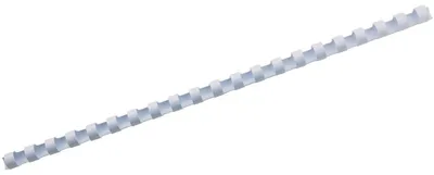 Produktbild von GBC CombBind Plastikbinderücken, weiß, 12mm (100), Weiß, 95 Blätter, Polyvinylchlorid (PVC), A4, 1,2 cm, 530 g