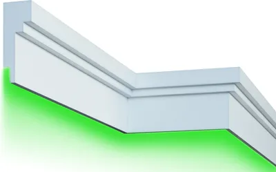 Produktbild von 2 Meter | Fassade | LED Stuck | EPS | Polyurethan| wetterfest | 80x210mm | KC303