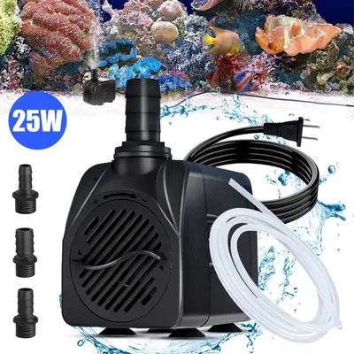Produktbild von 1500l/h Wasserpumpe Aquarium Teichpumpe Springbrunnen Gartenteichpumpe Tauchpump