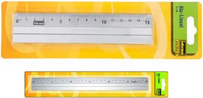 Produktbild von 2 Alu-Lineale / 15cm + 30cm