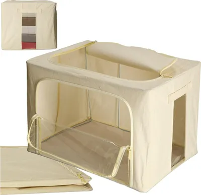 Produktbild von Bettwäsche-Organizer-Tasche mit Aufbewahrungsregal, 66 l
