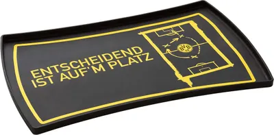 Image de Hunter Tapis pour gamelle BVB 48 x 30 cm, noir/jaune, Couleur:noir/jaune